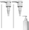2Jeu Pompe Sirop pour Monin,1 litres Bar Caramel FiletéE Bouteille Distributeur,Plastique RéUtilisable 70cl Vanille Cafe sans Sucre Bidon Syrup Noisette Distributeurs Doseur Doseuse pour Dispenser