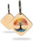 Rienco - Portachiavi Albero della Vita in Legno d'Acero Naturale - Ciondolo Portafortuna Artigianale - Regalo Originale per Donna e Uomo - Idea per Casa, Auto e Borsa - Prodotto in Alto Adige