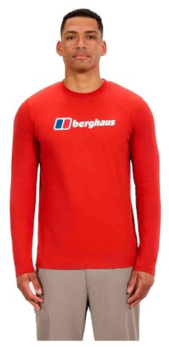 Berghaus Herren Big Logo Long Sleeve Tee Mica, XXL