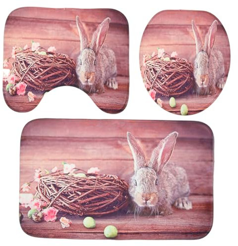 Alipis 3 1 Tapis de Toilette Coussin Bain Bath Mat