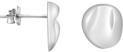 SOFIA MILANI - Damen Ohrringe 925 Silber - Organisch Geometrie Kreis Ohrstecker