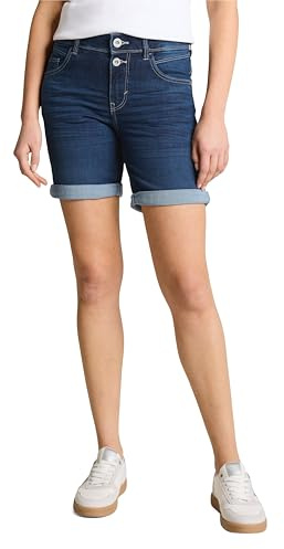 TOM TAILOR Damen TTLENE Slim Bermuda Jeans Shorts 1050413