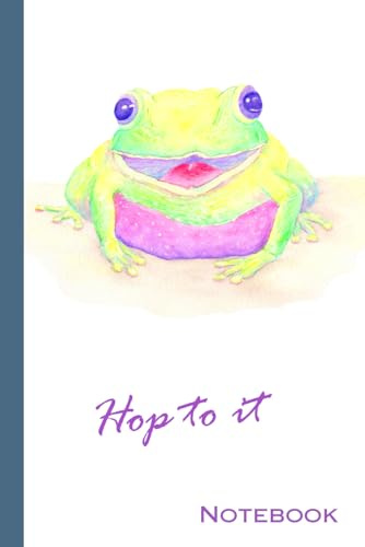 Frog Notebook: 120 Illustrated Pages