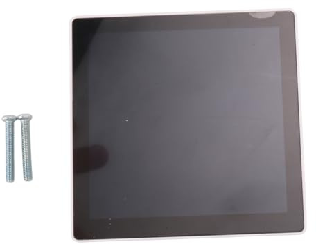 Cvoepobey Tuya Smart Home Multiple Zigbee Smart Home Panel de Control Panel de Interruptores de 4 Pulgadas Control de Pantalla TáCtil en la Pared -Enchufe de la UE