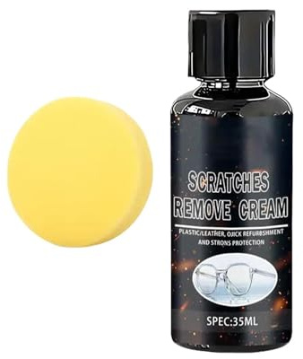Glasses Scratch Remover, Anti-Fog Glasses Restoration Coating, Sunglasses Scratch Repair for Women, Girls, Teens, Teenagers, Portable Glasses Lens Polishing Kit for Fam