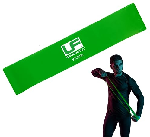 Ufe Unisex' s Urban Fitness Resistance Band Loop 12 Inch, Green-strong, 12, K-REY-UFA197S, black
