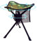GEERTOP Pieghevole Treppiede Sedia Girevole Piena Rotazione 360 Gradi Heavy Duty Camp Sgabello Campeggio Pesca Escursionismo Caccia Al