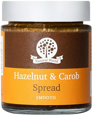 Nutural World - Smooth Hazelnut and Carob spread (170g) Award Winning product