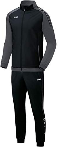 JAKO Herren Champ Trainingsanzug Polyester, schwarz/anthrazit, M