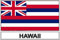 Akachafactory Sticker Aufkleber Flaggen Flagge Fahne hawaii HI