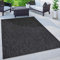 Paco Home Outdoor Teppich Flachgewebe Sisaloptik Modern Einfarbig meliert wetterfest & pflegeleicht Küchenteppich Ideal für Terrasse Balkon Garten, Grösse:240x340 cm, Farbe:Anthrazit