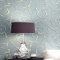 MEAIHOME Rouleau de papier peint motif rose 3D en relief texturé pour salon, chambre à coucher, bleu clair 1,73 pi l x 32,8 pi non collé