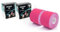 Kinesio Tape (5cm x 5,0m), Bande de Kinésiologie Hypoallergénique et Résistante à l'eau, Physio Tape Èlastique et très Adhésive, Bande Taping, Bande Sportive en différentes Couleurs (Lot De 2 - Rose)