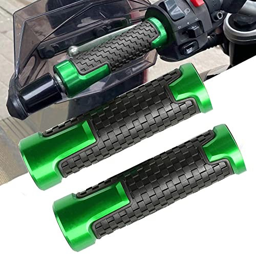 Universal MotorradLenkergriffe 22mm 7/8'' für Z900 Z750 Z650 Z800 Z1000 Ninja 400 600 ER6N ZX-6R ZX-10R Motocross Scooter Off Road -Grün