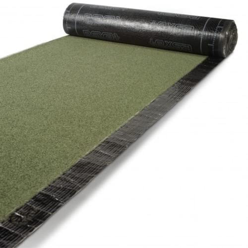 DSTOCK60 - Rollo de 4 metros de fieltro asfaltado verde – Ancho 1 m – Cubre 4 m² - Corte por metro - Impermeabilización para techos, nicho, cabaña...