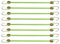 8 Stück 25cm Spanngummi mit Haken Gepäckspanner Elastisch Expander mit Haken Mini Gummi Spanngurte Gummi-Spannseil Kurz Planenspanner Gummispanner für Transportieren Verpacken Camping Zeltplane
