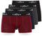 FM London Pacchetto da 4/8 Mutande Uomo, Boxer Uomo Cotone, Aderenti e Confortevoli per l'Uso Quotidiano, Colori classici scuri (4 pezzi), L