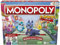 Monopoly Junior Brettspiel 2-seitiges Board, 2 Spiele in 1, Monopoly Spiel für jüngere Kinder, Kinderspiele, Junior Spiele (polnische Version)