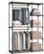 SONGMICS Armario de Ropa, Perchero, Burro Ropa, 124 x 43 x 182 cm, 2 Secciones para Colgar, con Compartimentos, Gran Capacidad, para Dormitorio, Salón, Lavandería, Topo RYG026R02