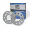 SCC Spurverbreiterungen Spurplatten 2x6mm 5x100-5x112 10070E kompatibel mit Volkswagen Vento