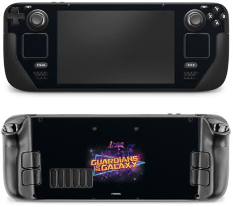 DeinDesign Skin kompatibel mit Valve Steam Deck Folie Sticker Guardians of The Galaxy Marvel Logo