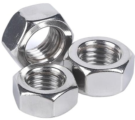 Tuercas hexagonales de acero inoxidable 304 estándar angloamericanas(7-16 - 20 (5pcs))