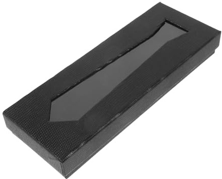 Schwarze Schlangenleder Krawatten Kasten aus Paperboard
