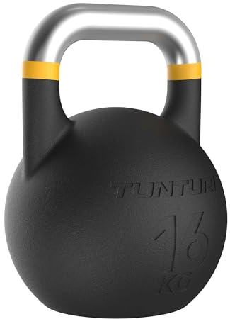 Tunturi Platinum Competition Kettlebell – 16 kg – Inkl. kostenloser Fitness-App