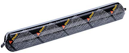 Sika 107627 Sikasil SG-20 - Sigillante in silicone per facciate in vetro, 600 ml, colore: Nero