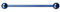 Industrial Piercing Titan G23 Barbell Stab 35mm-Blau