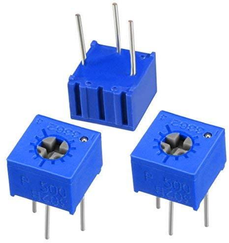 Widerstände 50 Ohm Top Adjustment Horizontal Cermet Potentiometer 3 Stück