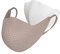 AIRPOP Original wiederverwendbare Gesichtsmaske, 4 Ersatzfilter enthalten, mehrschichtige Gesichtsabdeckung, faltbare, verstellbare Maske, Gesichtsmasken waschbar für Erwachsene, Beige