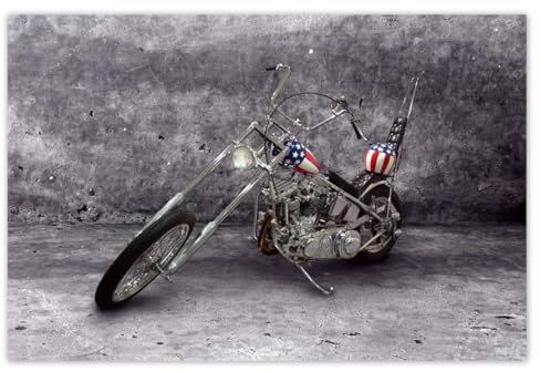 H756 Foto-Poster, Motiv: Easy Rider, 60 x 40 cm