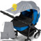 Pare Soleil Universel Pour Poussette Avec Sac De Rangement OFFERT - Protection Anti Uv - Ombrelle Poussette, Toile Anti-UV UPF50+ / Bébé Confort Réglable & Landaus, Universelle