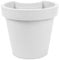 URBNLIVING 6 pcs Adjustable White Drainpipe Garden Balcony Plant Flower Pot Basket