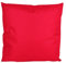 JACK 1x 45x45cm Outdoor Lounge Kissen Dekokissen inkl. Füllung Wasserabweisend Sitzkissen Garten Stuhl Lotus Effekt, Farbe:Rot