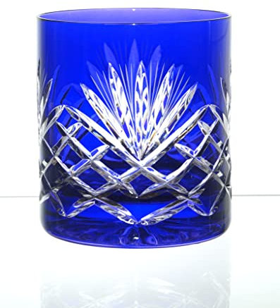 JUL 350 ml ! Set 6 Kristall farbige Whiskygläser Kristallgläser Wassergläser Whisky Bleikristall 24%