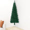 Susany Künstlicher Halber Weihnachtsbaum mit Ständer Schlank Christbaum Tannenbaum Dekobaum Kunstbaum Weihnachten Dekoration Weihnachtsdeko Grün 180 cm PVC