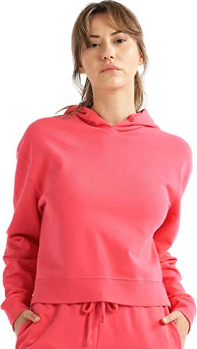 alsestudio Women`s Cropped Hoodie-Fuchsia-Medium
