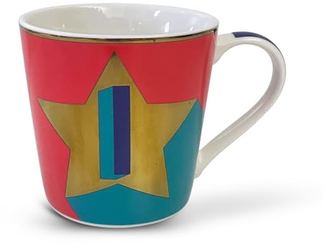 HOX Xpressions Pillarbox Ceramic Alphabet Mug -I