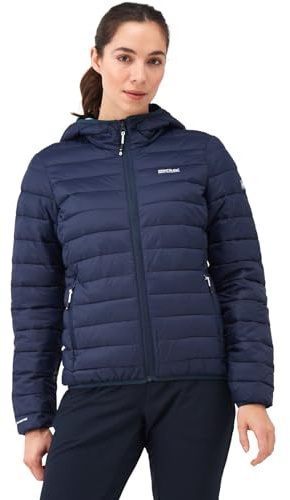 Regatta Womens Hooded Marizion Padded Jacket Water Repellent Lightweight Winter Coat