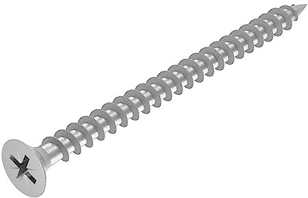 SECCARO Viti per truciolato 3 x 40 mm, in acciaio inox V2A VA A2, viti per legno con filettatura completa, Phillips a croce/PZ, 200 pezzi