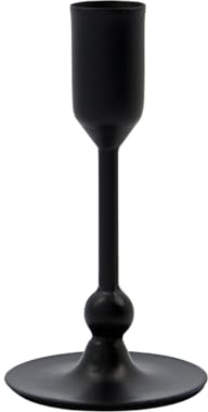 House Doctor - Folk Kerzenständer, H 12 cm, schwarz