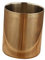 BESTonZON Stifthalter Aus Edelstahl Kerzenbecher Retro-vase Aus Eisen Runder Schreibtischstiftbecher Make-up-pinsel-eimer Schreibwaren-organizer Zylindervasen Bleistift Geschenk