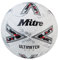 Mitre Ultimatch Fußball, verbesserte Kontrolle, zusätzliche Haltbarkeit, zusätzliche Genauigkeit, Ball, Weiß/Offwhite/Trophäensilber, 4