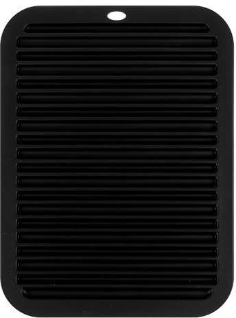 Esterilla De Silicona Grande Resistente Al Calor 30,5 × 22,9 Cm Esterilla De Calor Profesional para Rizador De Pelo Herramientas De Peinado Alfombrilla De Hierro Plana Alfombrilla De Viaje De