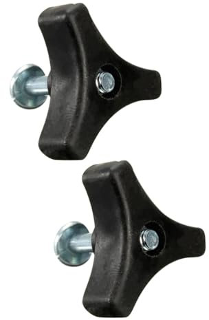 2 Ensembles poignée de tondeuse pieces detachees debroussailleuse tondeuse à gazon motofaucheuse tondeuse jrl autoportee tondeuse Universel bouton saisir visser verrouiller le fer