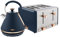 Tower Cavaletto Kitchen Set, 1.7L Rapid Boil Kettle & 4 Slice Toaster, Midnight Blue and Rose Gold, T10044MNB, T20051MNB