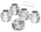 ERGAOBOY 5 PCS 304 Edelstahl Verschraubung，1/8 BSP Innengewinde x 1/8 BSP Innengewinde Rohrverschraubung für Wasser/Öl/Gas
