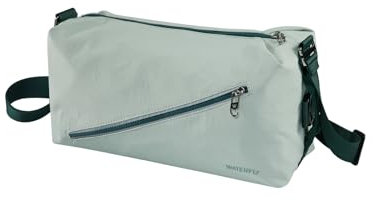 WATERFLY Umhängetasche Herren Schultertasche Damen Männerhandtasche Brusttasche Crossbody Sling Bag Messenger Crossbag Multifunktionale Tasche für Sport Reise Pendeln Radfahren Wandern